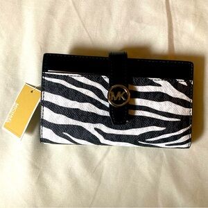 Michael Kors Zebra Print Wallet